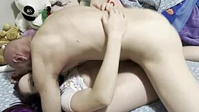 my tight pussy gets wrecked by this old man's huge cock