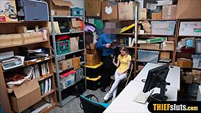 hey that small russian teen thief gets humiliated by the officer at work right