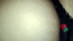 Skinny young Mexican amateur pushes her thong aside for raw homemade ass pounding.