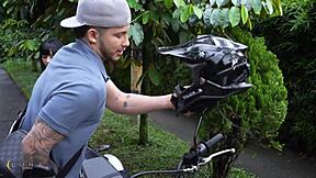 virgin luna vitaler skips class for first time fuck with danner