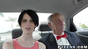 Old dude ravages naughty teen curves