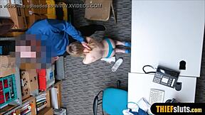 hey that small russian teen thief gets humiliated by the officer at work right