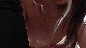 that pigtail skirt slut begged for my rough hair-pull throat fuck