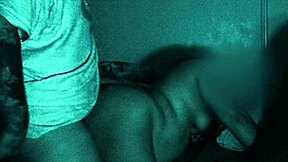 bbw latina slut takes two rounds of hard pounding in the dark