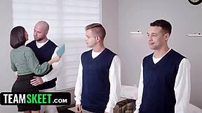 i cant believe this freeuse christmas with milf cougar mother in law deepthroat orgy blowjobs