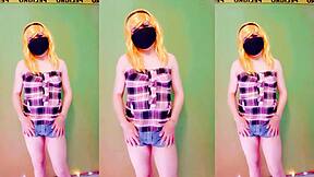 Watch This Tranny Masturbate With Corn Till Explosive Cum - Maddy Diamond!