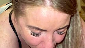 Pro Step-Mom Deepthroats Massive Cock Like a Total Ball-Licking Expert