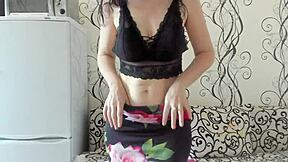 Fucking this milf angela shakes her saggy tits wildly on the sofa craving young stud cock!