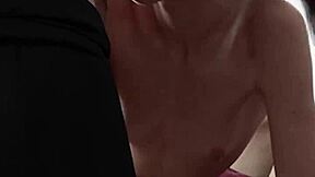 that pigtail skirt slut begged for my rough hair-pull throat fuck