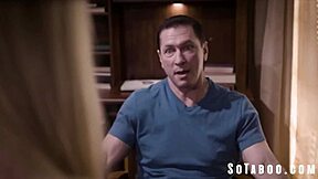 Kenna James begs stepdaddy to impregnate her young pussy hardcore