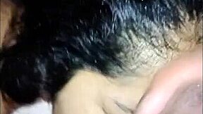 my hot neighbor comes over to shower since no water at home no bathroom door i piss on her face n feed her cum mouthful