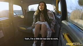 ever wonder what a goth teen pays with in a fake taxi?