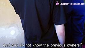 i let painter friend fuck me deep on desk cheating hard cumshot