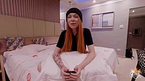 Brazilian Tura's Petite Body Takes Interracial Cowgirl Pounding