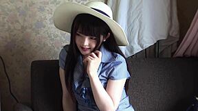 wanna see this cafe girl's beautiful japanese blowjob skills up close?