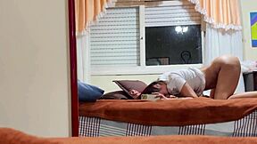 novinha records boyfriend pounding her tight pussy then creampie inside his house 🔥💦🍑