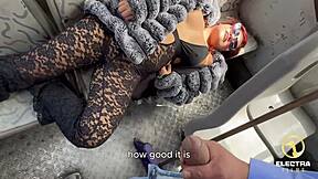 peruvian redhead fucks bus stud free ride 🔥🍆