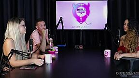 Watch Charlotte's Sheer Red Casting Comp With Bruna Carlos - Big Tits Domination And Glamour!