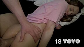 my tight 18yo asshole wrecked by stepbro's huge cock 😩🍑🍆💦