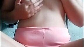 TINY FILIPINA TEEN TEASES PUSSY ORGASMS ON CAM!