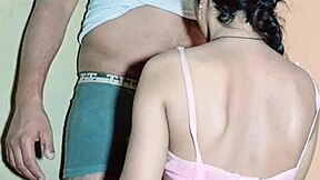 housewife sneaks to neighbor for wild fucking session