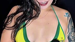 hot bucaramanga colombian teen masturbates with dildo and anal plug squirting hard