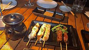 pervy besties drag me to hotel for crazy rough double fuck session!