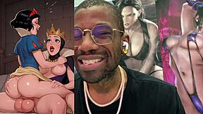 giant futa snowbunny rides huge transgender cock in alley 😲🍑