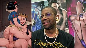 giant futa snowbunny rides huge transgender cock in alley 😲🍑