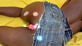 hey babe check this ebony cutie bent over for creampie doggy 😘🍑💦