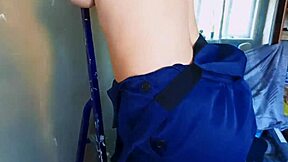 i let painter friend fuck me deep on desk cheating hard cumshot