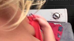 stepsis gets her shaved pussy POUNDED rough by stepbro's hardcore thrusts