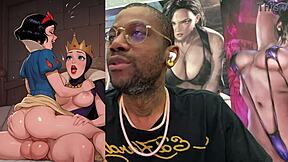 giant futa snowbunny rides huge transgender cock in alley 😲🍑