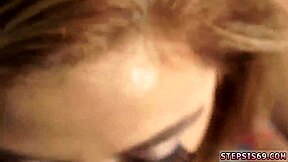 blonde sis slow blowjob in fam comp messup