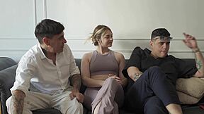 Hey I visited my best friend but his girlfriend blew me right in front POV.