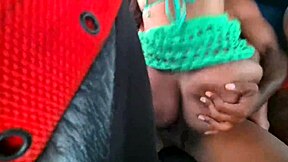 no uber cash so we paid with our tight emo pussies and tits