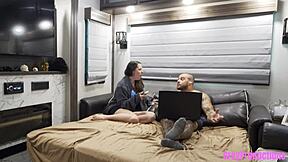 Stepbrother takes my virginity on chat roulette thrill