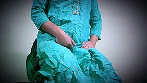 Cute Desi Schoolgirl Teases in Red Bra Fuck