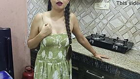 jija catches sali alone in kitchen bends her over for tight pussy pounding 😏