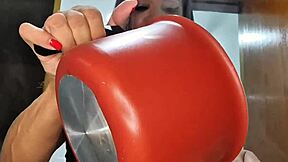 Sexy Maid's Bushy Pussy Tempts with Big Clit and Juicy Lips