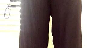 hey slut watch this cute teen farting hard in tight yoga pants damn