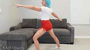 stepsis uses her socks on me to keep quiet in footmaiden episode four with milf stella.