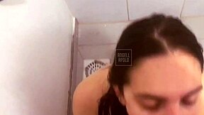 😍 hows that shower blowjob feel with her cute latina lips? 💦