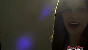 Green-eyed cutie Livia teases strips blows and gets pounded with facial.