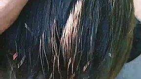 i suck my partner lynela nira's huge cock