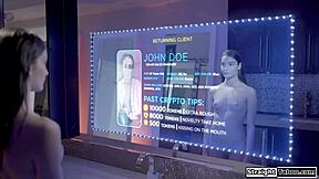 horny client rams my teen robot ass deep n rough interracial