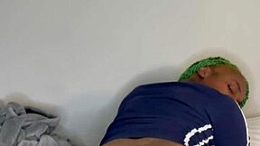 Humping Pillow Hard After Intense Gym Workout Session