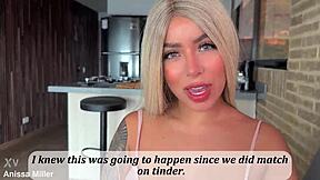 tinder date shakes huge latina ass before wild creampie on natural tits