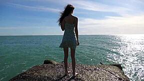 luna's mouth filled with monster cock cum