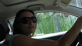 redhead teen kisses and licks feet in her first girl-on-girl experience